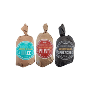 Sobrasada Trio. Süß, scharf & Schwarzes Schwein (3x400g)