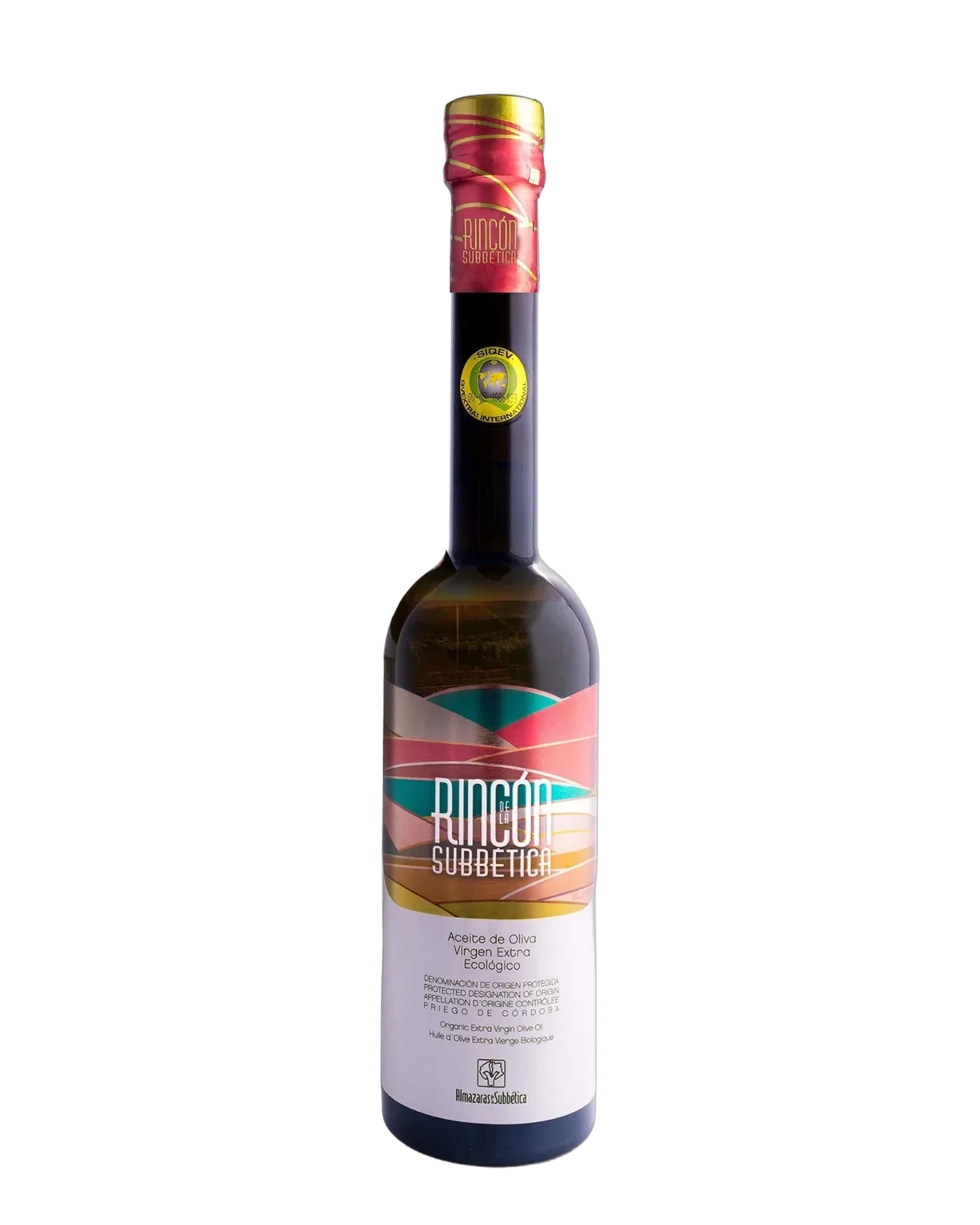 Flasche Rincón de la Subbética Bio, 500 ml, freigestellt