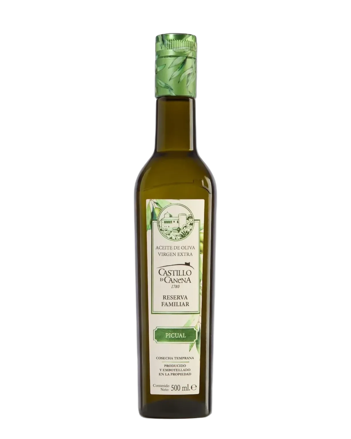 Flasche Castillo de Canena Reserva Familiar Picual, 500 ml, freigestellt