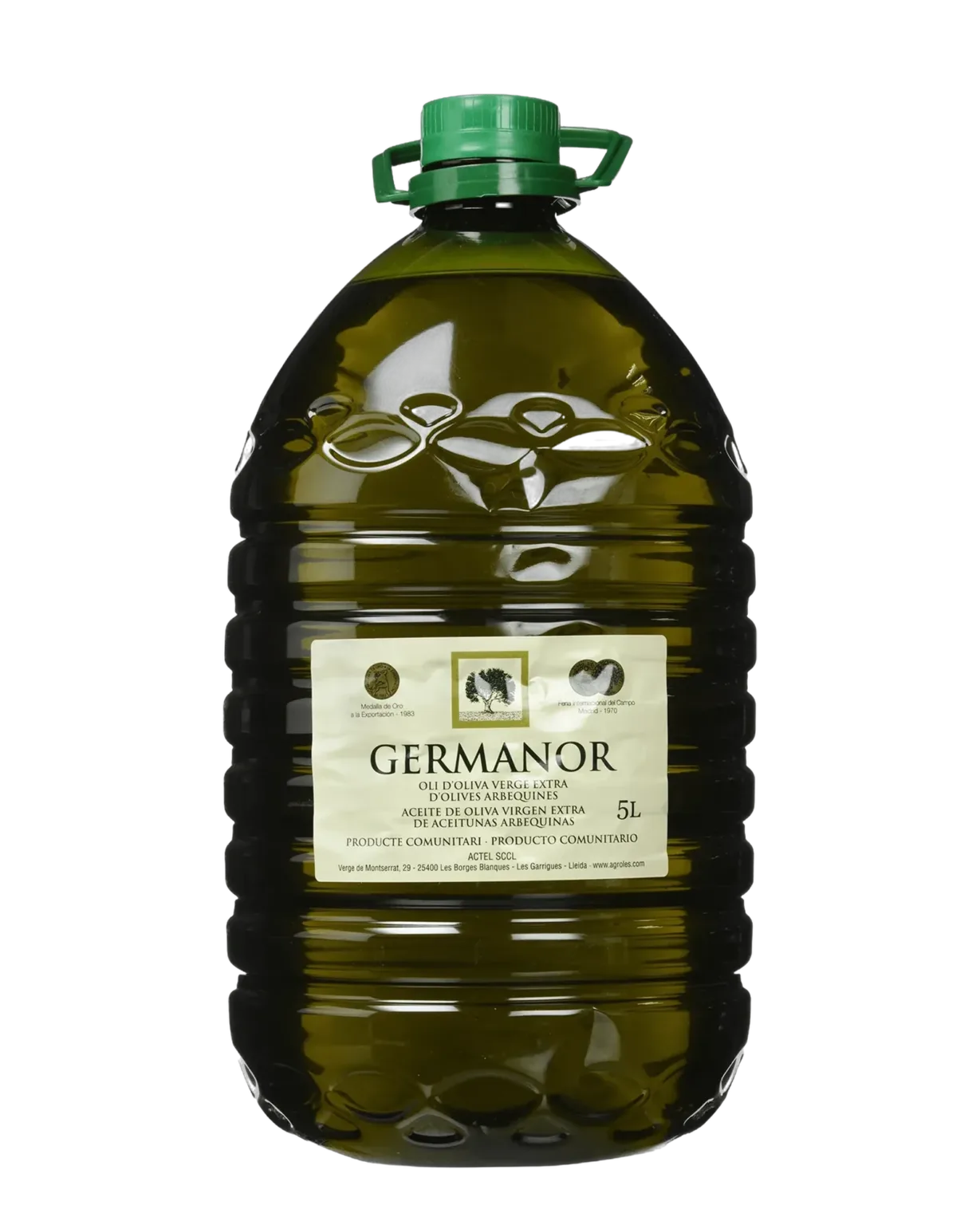 Kanister Germanor Natives Olivenöl Extra Arbequina, 5 l, freigestellt