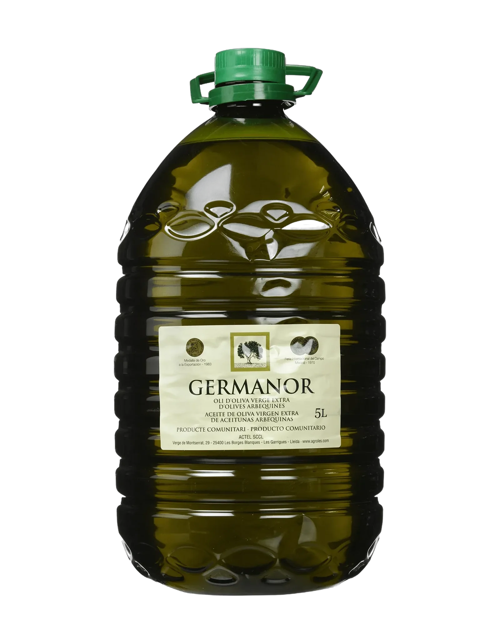 Kanister Germanor Natives Olivenöl Extra Arbequina, 5 l, freigestellt