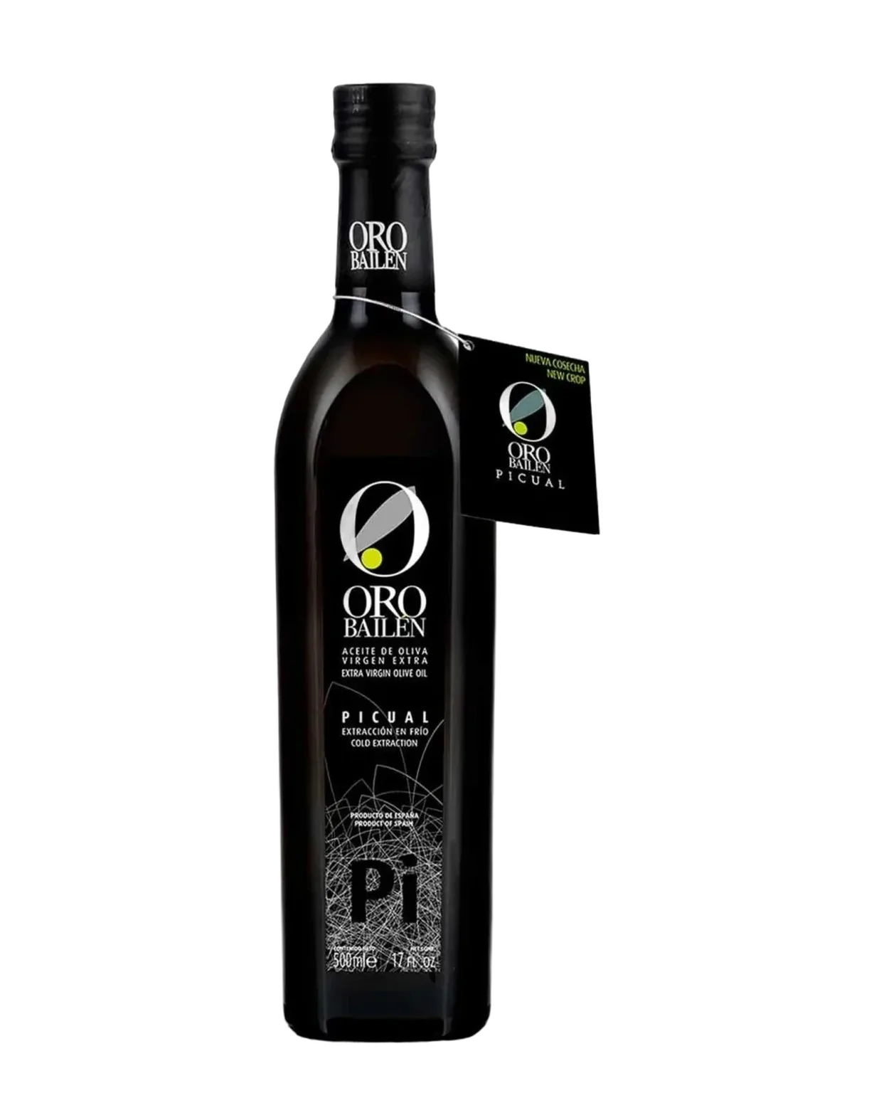 Flasche Oro Bailén Reserva Familiar Picual, 500 ml, freigestellt