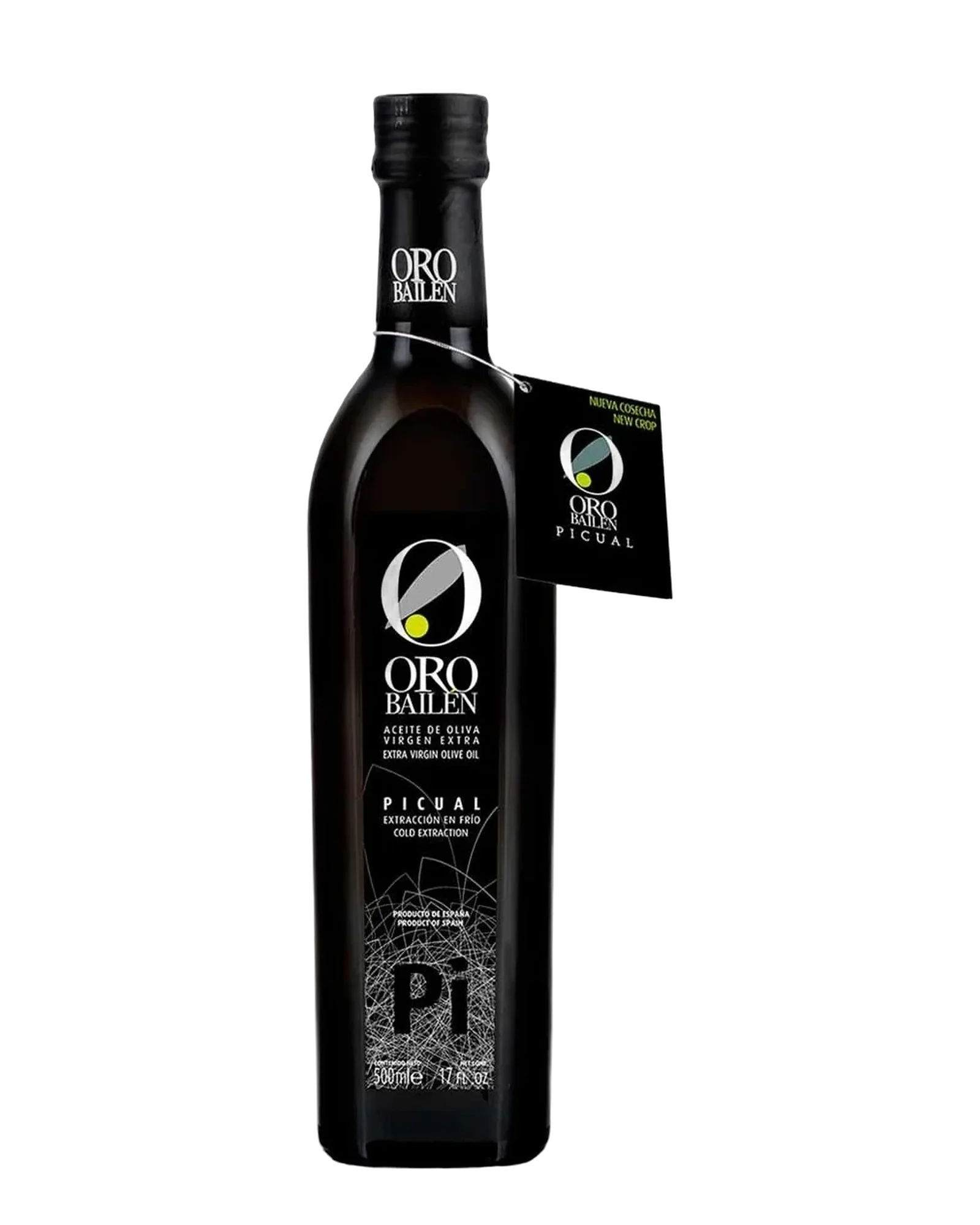 Flasche Oro Bailén Reserva Familiar Picual, 500 ml, freigestellt